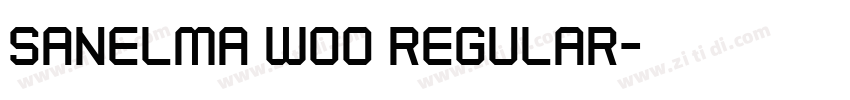Sanelma W00 Regular字体转换